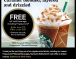 Free Cold Starbucks Drink, limited time offer!